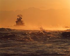 「朝の海」<br />寺崎章